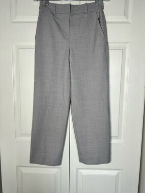 Club Monaco Straight-Leg Dress Pants in Light Gray